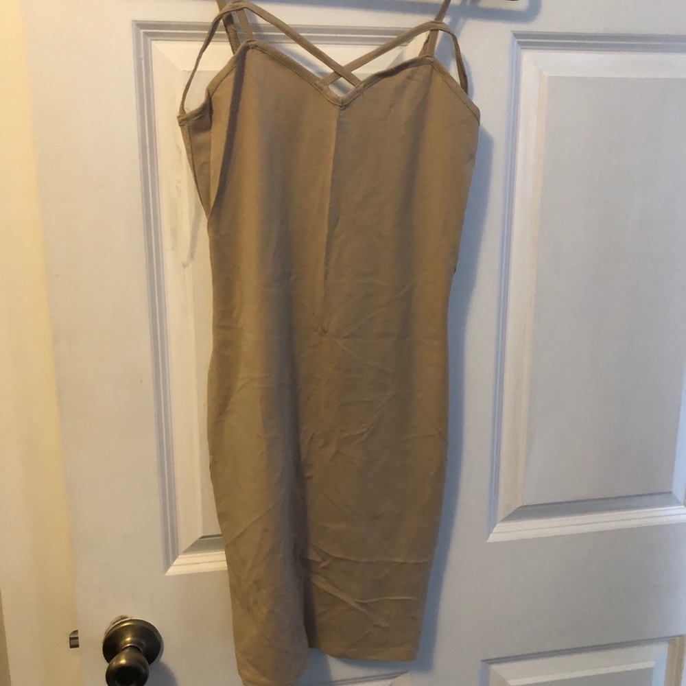 Olive green dress